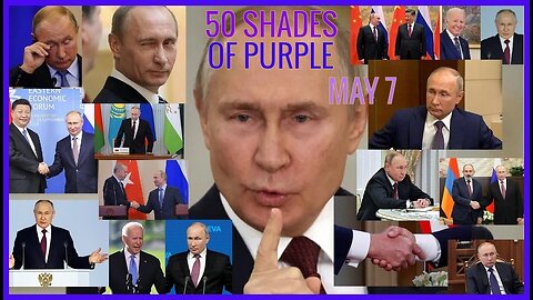 50 SHADES OF PURPLE- PUTINS 23RD ANNIVERSARY COMES ON MAY 7. (5+7=12) SACRIFICE NUMBER IN PLAY! 33 YR OLD TEXAS SHOOTER?