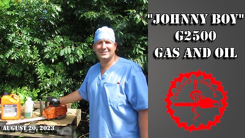 Johnny Boy Holzfforma JonCutter G2500 How To Add Gas and Oil (Zenoah Clone)