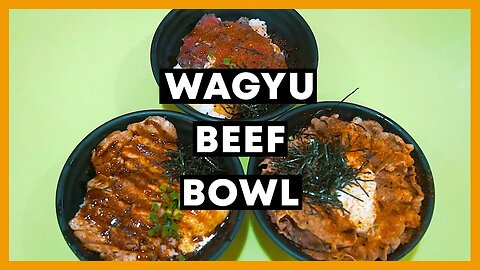 Affordable $10 Wagyu Beef Japanese Rice Bowl: Kinobe