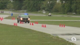 Lorain County Sheriff's Office deputies train for the unexpected behind the wheel