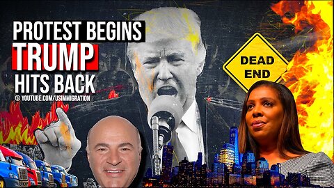 NYC Protest Begins🔥Truckers Block New York! INVESTORS Boycott NY & Warns NY AG Letitia James