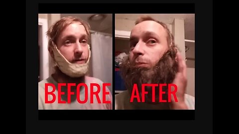 Turning a Beard into a Mask! Part 1: THEORY TEST; HAIR BEARD!!!
