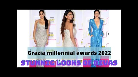grazia millennial awards 2022/Kiara, janhvi, palak in Grazia millennial awards