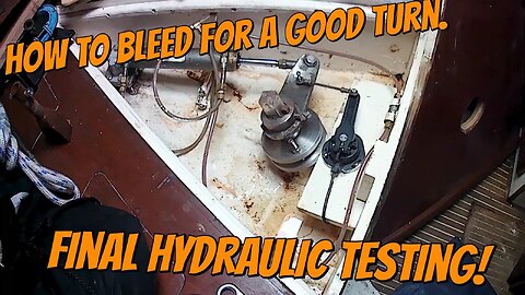 Hydraulic work part 1 #boat #diy #boating #yacht #restoration #ship #deck #boatrenovation