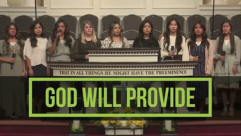 God will provide - Choir Song Item
