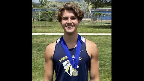 Rex Thorson 2021 Nevada 5A High Jump Champion