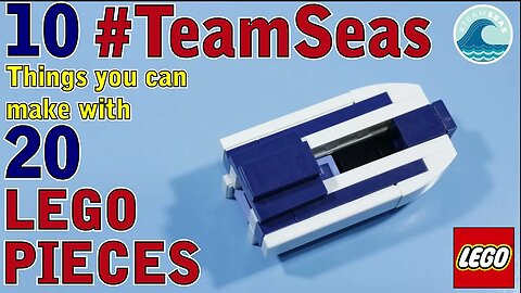10 TeamSeas things you can make with 20 Lego pieces