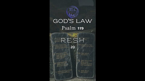 GOD'S LAW - Psalm 119 - 20 - Keeping God's law in adversity #shorts