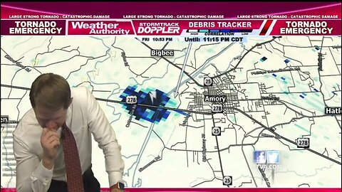 Meteorologist Prays For Mississippi Residents In Path Of Tornado Live On Air