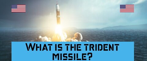 What is the trident missile? #USA #Trident #missile #military #army #navy #airforce #nuclearweapons