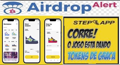 Airdrop STEP APP - Obtenha até $10 por dia | Aplicativo Move-To-Earn "Ganhar para Caminhar"