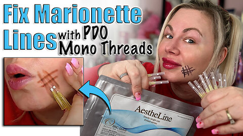 Fix Marionette Lines with PDO Mono Threads, at Home! AceCosm | Code Jessica10 Saves You money