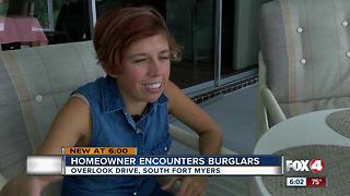 Fort Myers woman comes face to face with brazen burglars