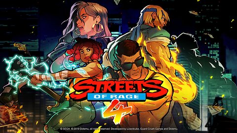 Streets of Rage 4 stage 1 the street alex