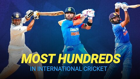 New ! Most Hundreds | In International Cricket