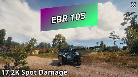 Panhard EBR 105 (17,2K Spot Damage) | WoT Replays