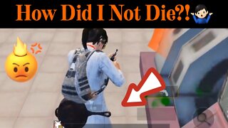 How Did I Not Die?! 🤷🏻‍♂️ - PubG Mobile