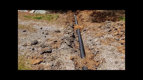 Installing culvert pipe in existing gravel driveway Bobcat e42 r series mini ex