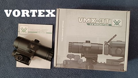 VORTEX VMX-3T, 3X MAGNIFIER, FOR RED DOT OPTICS, FLIP MOUNT SYSTEM, ABSOLUTE and LOWER CO-WITNESS