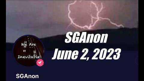 Interview with SGAnon. Live on Camera! Jun 2, 2023