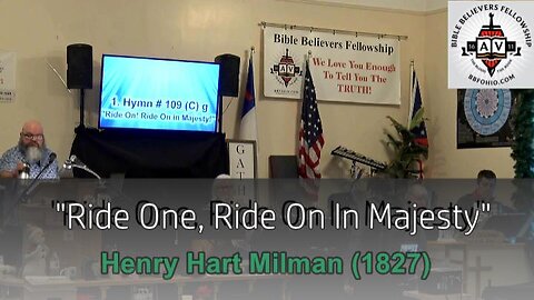 Ride On, Ride On In Majesty (Hymns For Believers) 2023