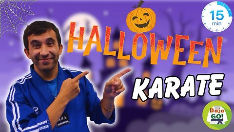 15 Minute Karate Lesson For Kids | Halloween | Dojo Go!
