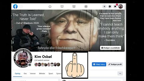 Kim Osbøl on Facebook: What is the real Fucking PLAN-Demic? Satanism & Pedophilia! [07.12.2022]