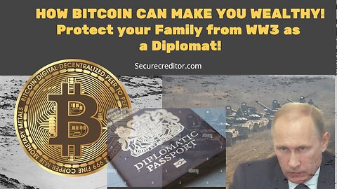 Be Bitcoin Wealthy! Protect Your Family from WW3 as a Diplomat!
