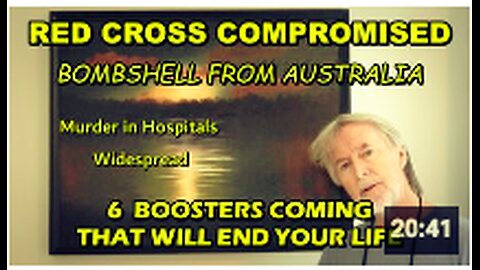 Australia BOMBSHELL - Red Cross compromised and accepting tainted Blood - 6 deadly BOOSTERS coming