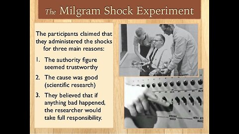The Miligram Shock Experiment