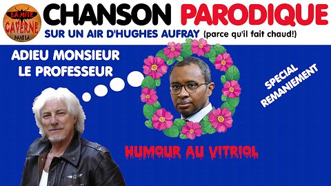 Parodie - CHANSON D’ADIEU à PAP NDIAYE… sur un air d’Hughes Aufray (24/07/2023)