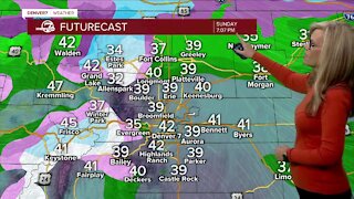 Much colder today, chances rain & snow tonight