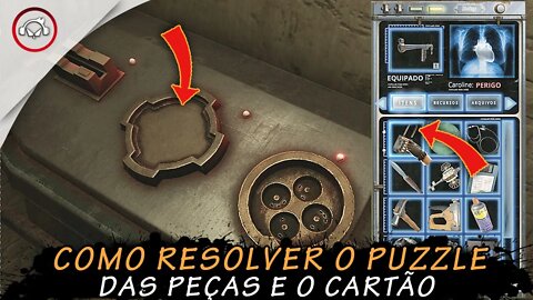 Tormented Souls, Como resolver o puzzle das peças e o cartão no salão principal | super dica PT-BR