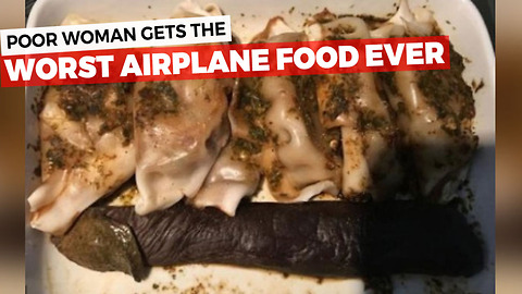 Woman Is Handed Her Airplane Meal, Immediately Takes Photo To Have Proof Of Issue With It