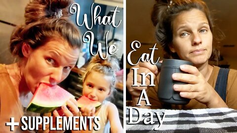 What We Eat In A Day + Supplements ~ Whole Food Pantry Meal ~ Amazon Links!