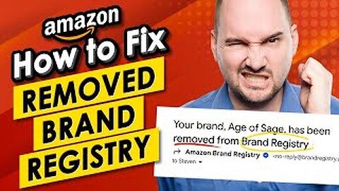[Solution] Your brand, Age of Sage, has been removed from Brand Registry