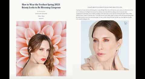 LEARN HOW TO WEAR THE FRESHEST SPRING 2023 BEAUTY LOOKS IN CHARIS MICHELSEN'S EGW MAGAZINE ARTICLE