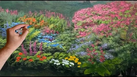 How To Paint Large Groups of Plants