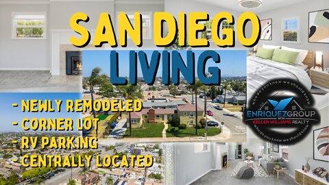 San Diego Living! Corner Lot, RV Parking and Centrally Located #Home #SanDiego #Kw #SanDiegoHomes
