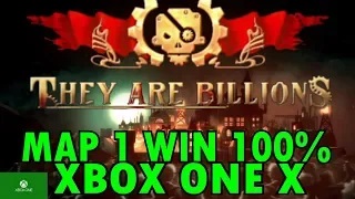 THEY ARE BILLIONS MAP 1 WIN at 100% XBOX ONE X MOUSE USED