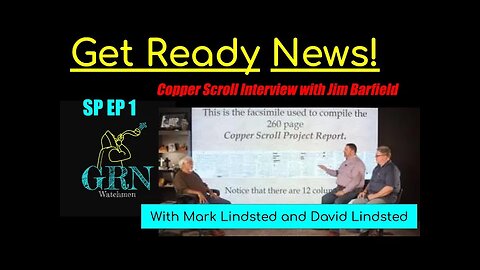 Copper Scroll Project with Jim Barfield Interview Pt 1