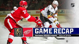 NHL Red Wings vs Golden Knights 5 - 2 Highlights