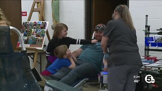 Family hosts blood drive in honor of 4-year-old son Aiden