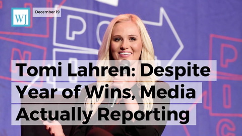 Tomi Lahren: Despite Year Of Wins, Media Actually Reporting Trump Success Would Be ‘Christmas Miracle’