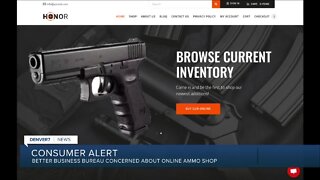 BBB alert about online ammo shop