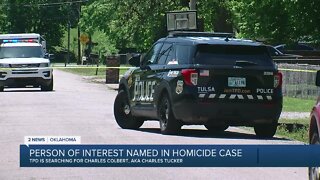 Person of interest named in Tulsa homicide case