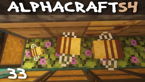 Bees! - Alphacraft S4 e33 - Minecraft SMP