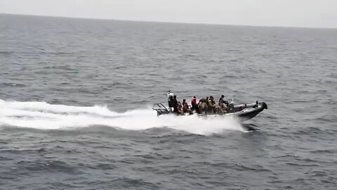 Obangame Express 2022 GNS Garinga (P.35) anti-smuggling maritime training