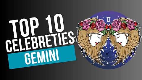 ♊️The Gemini Chronicles: 10 Captivating Icons 🌟 #gemini #celebrity #astrology
