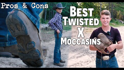 Best Twisted X Moccasins ~ Pros & Cons ~ Twisted X Chukka Driving Moccasins ~ The Cowboy Style